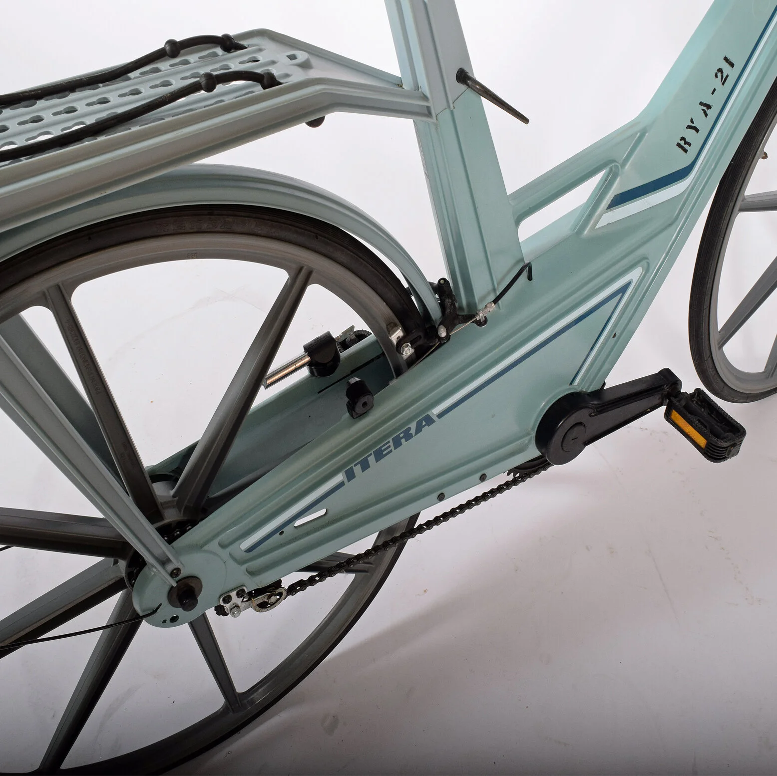 Rare ITERA Plastic Bicycle 1981 for VOLVO — Collage